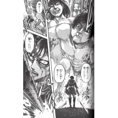 Page manga d'occasion L'Attaque des Titans Tome 20 en version Japonaise