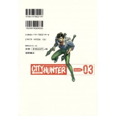 Face arrière manga d'occasion City Hunter Complete Edition Tome 03 en version Japonaise