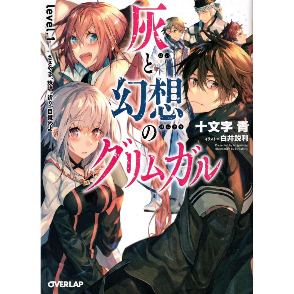 Couverture light novel d'occasion Grimgar le Monde des Cendres et de Fantaisie Tome 01 en version Japonaise